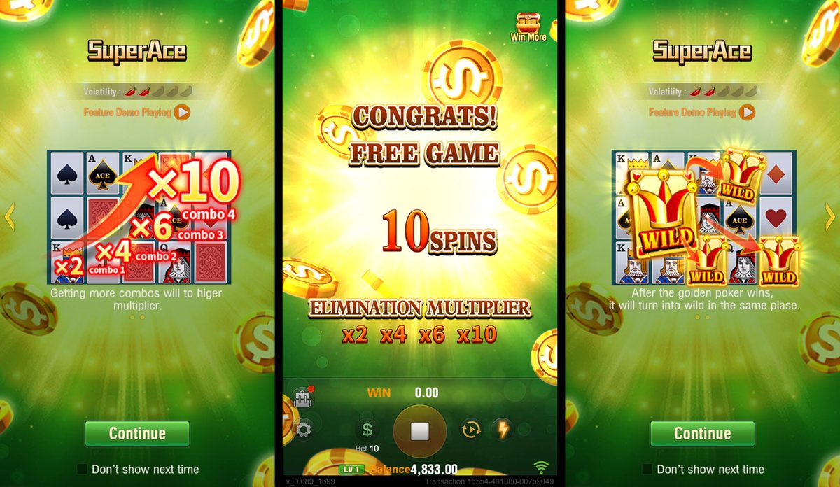 Super Ace by JILI: combo multipliers and golden cards turning wild